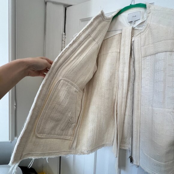 IRO belted evening jacket, sz 34` - Picture 6 of 9